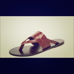 Ancient Greek leather thong sandals